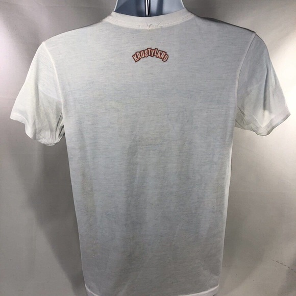 Universal Studios Simpsons Krustyland All Over Front Print T Shirt Krusty Clown - Picture 4 of 11